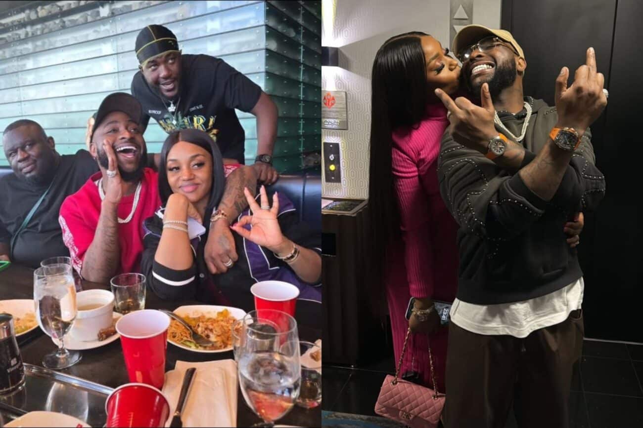 Davido and Chioma in Las Vegas