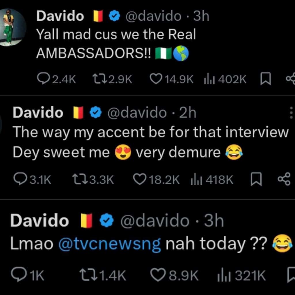 Davido reacts to backlash over interview about Africa's economy