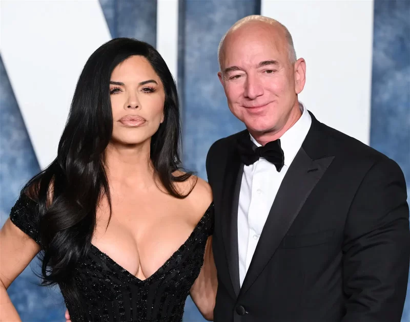 Lauren Sanchez and Jeff Bezos